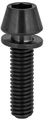 Viti M5 per forcella bicicletta - Lega di titanio - Peso leggero - Resistente alla corrosione - Adatto per mountain bike - Viti per bicicletta

Specifiche tecniche:
- M5
- Lega di titanio
- Peso leggero
- Resistente alla corrosione