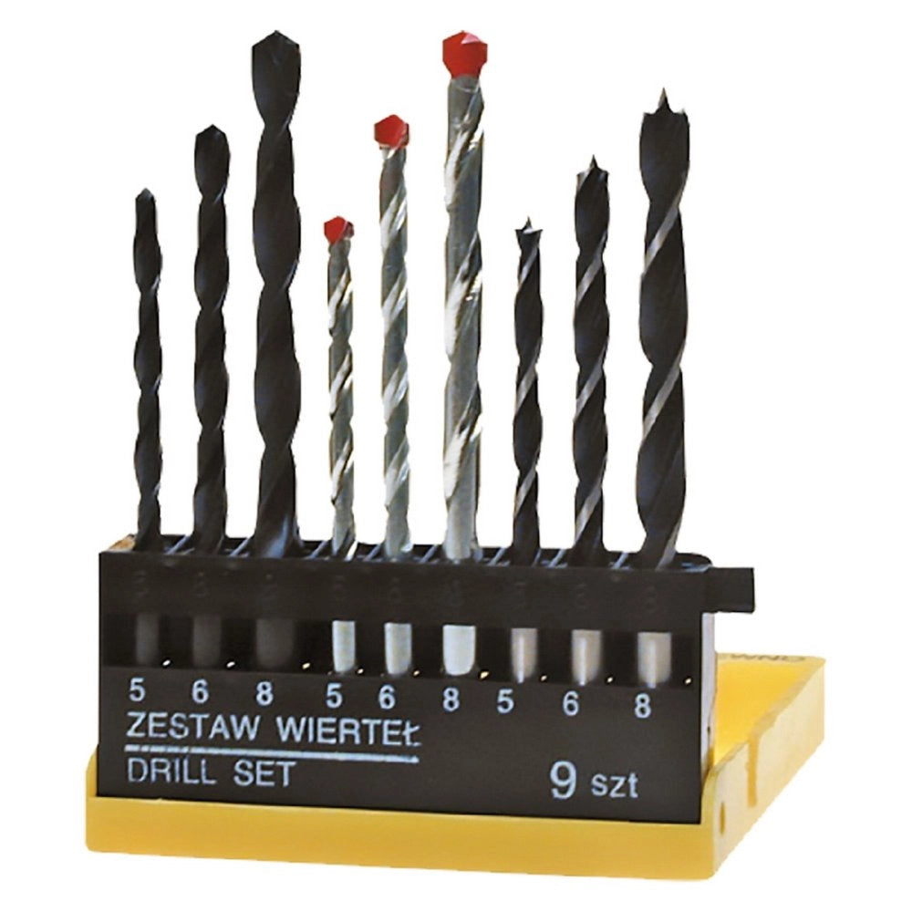 1cf punte per metallo/legno/cemento cf. 9 pz cod:ferx.500669nlm