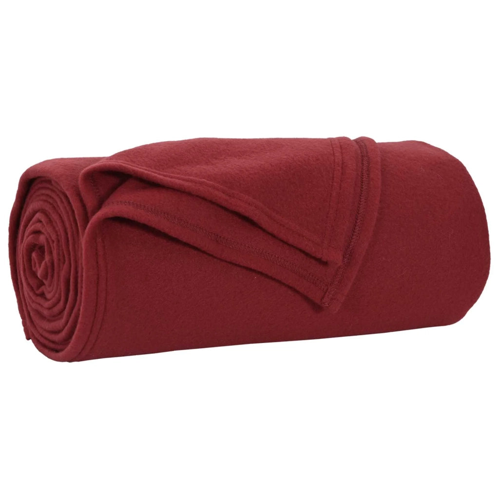 Coperta Rosso Bordeaux 200 x 150 cm Panno 42017030