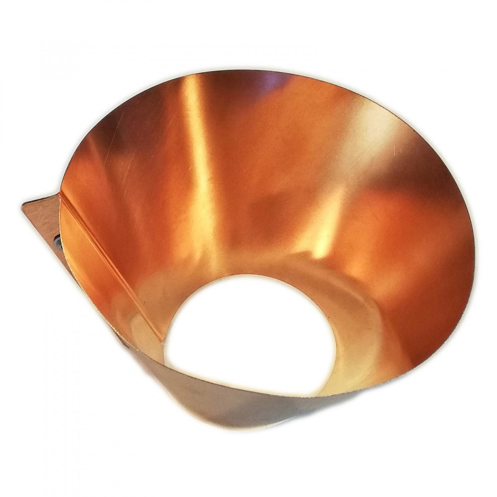 Collare conico da 200mm scossalina in rame spessore 6 decimi