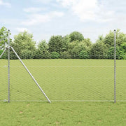 Palo della recinzione Argento 50 x 1,5 m (maglia 50 mm) Acciaio