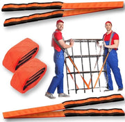 Cinture di trasporto 2,4 m - Sostengono fino a 1000 kg - Ergonomiche - Multifunzionali - Maniglia - Durature - Cinture di trasporto per traslochi
