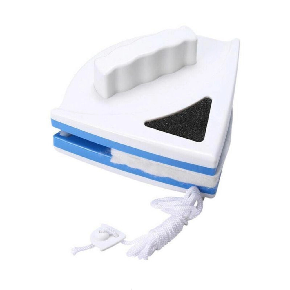 Trade Shop - Lavavetri Magnetico Pulisci Vetro Con Calamita Pulizia Vetri Magnetico Angolare -