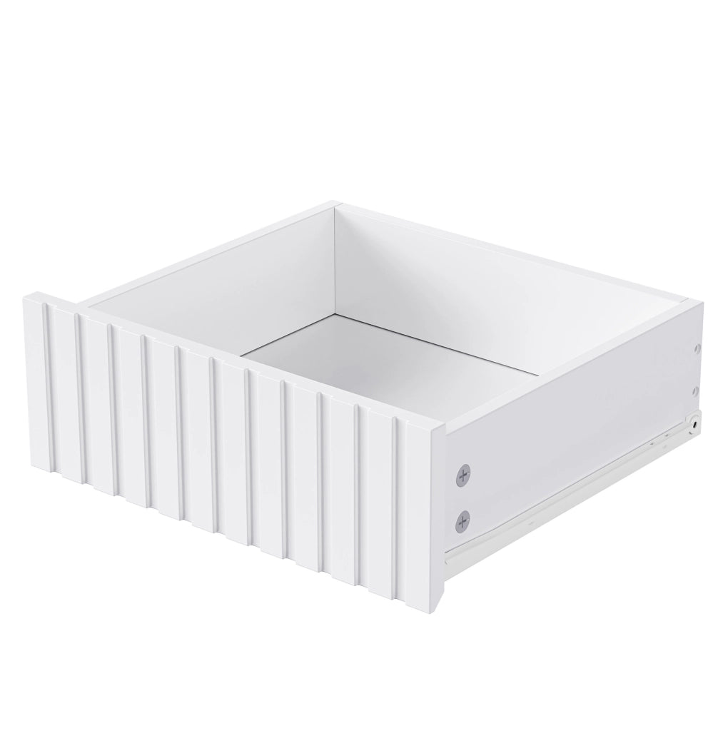 Mobile ingresso 6 in 1 con panca e cassetti bianco