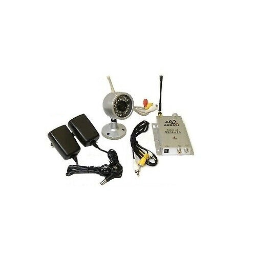 Kit videosorveglianza wireless ricevitore 200m con telecamera ad infrarossi - Tech-It