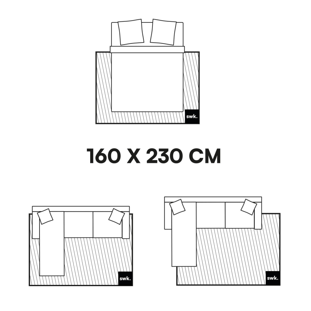 Tappeto da interno con motivo grafico crema, rosa e marrone
