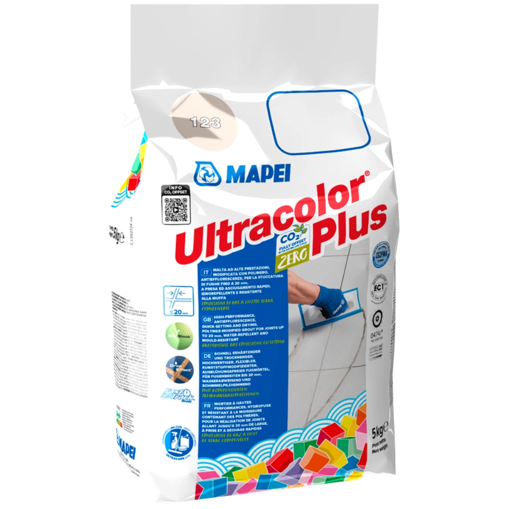 Stucco fughe resistente muffa antieffluorescenze ceramiche ultracolor plus 5 kg *** colore- salvia - 177, confezione 1