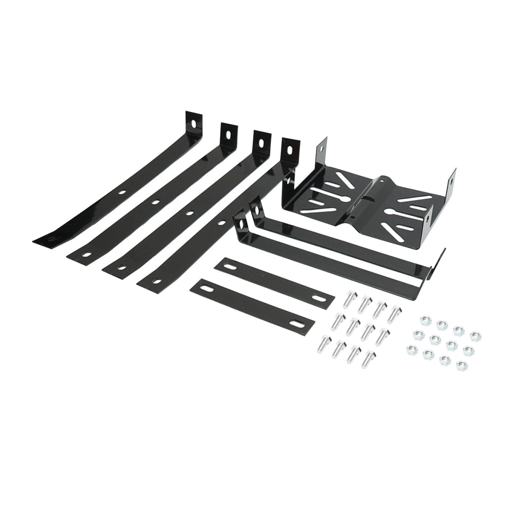 Supporto metallico per mulino per cereali 440x170x240mm