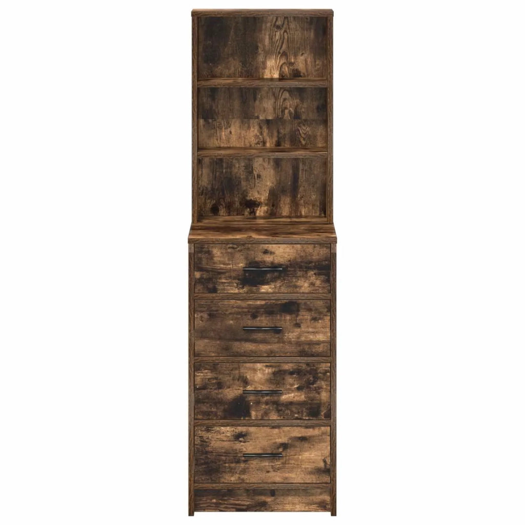 Credenza Rovere fumo 40 x 41 x 135 cm Legno multistrato 865050