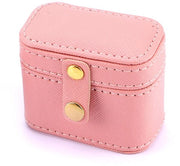 Mini contenitore per gioielli da viaggio, contenitore per catena, orecchini e anelli - rosa