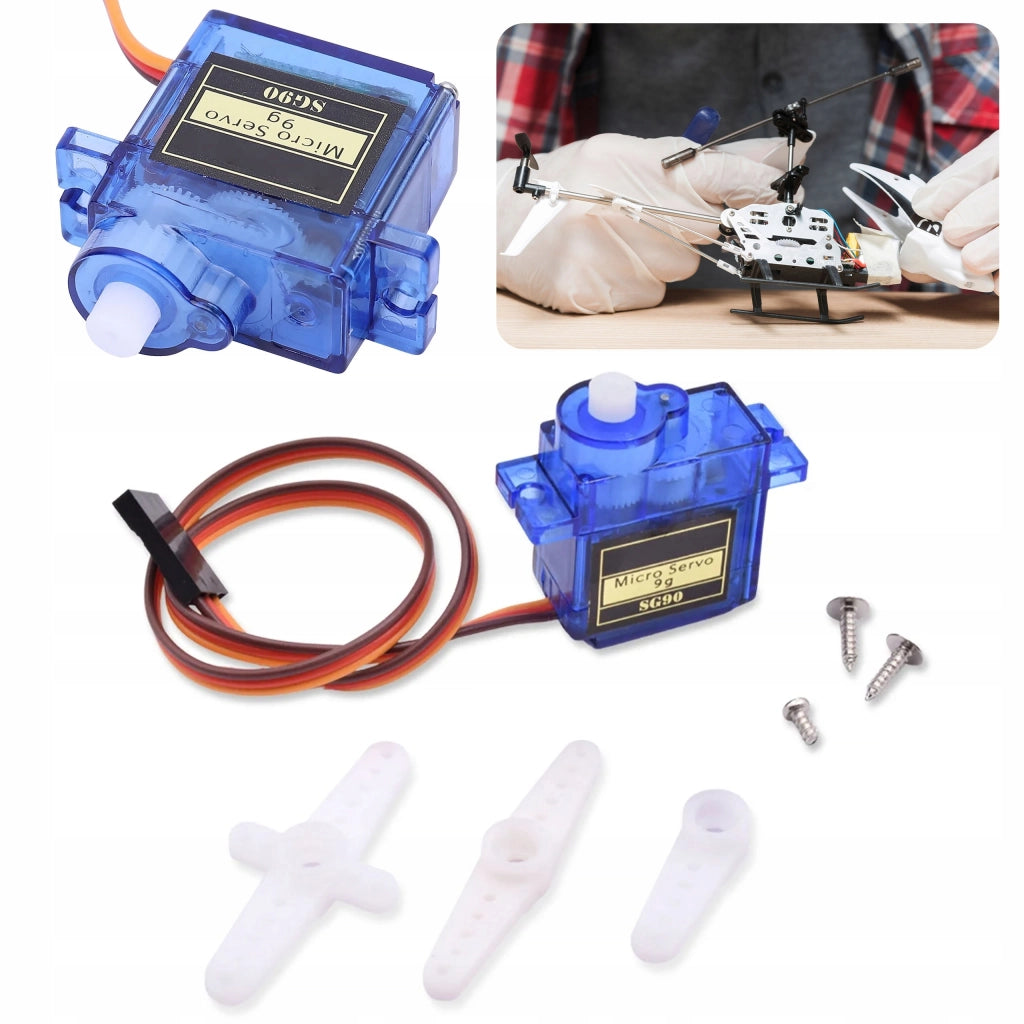 Micro Servo Tower Pro SG90 9g – Precisione e Affidabilità | 180° Rotazione, 1.8 kg/cm