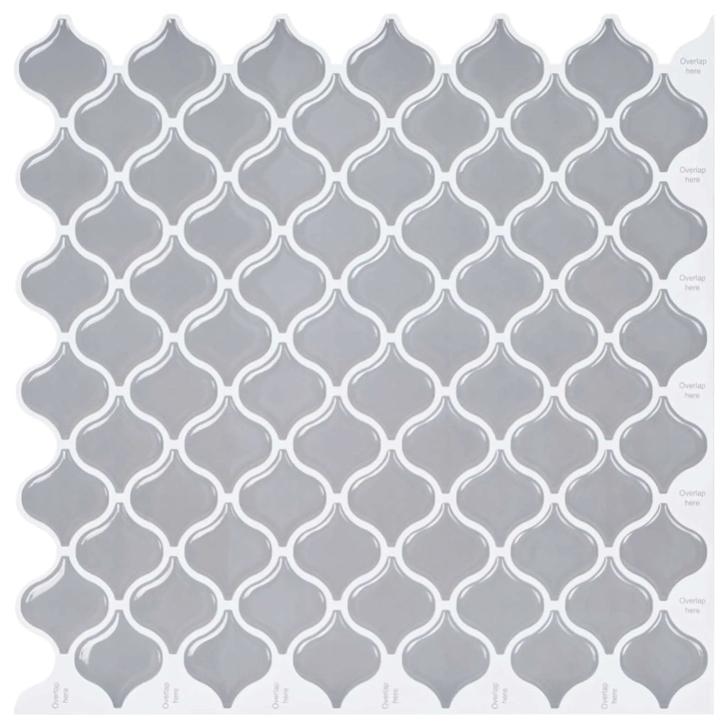 Piastrella Lanturn 50 pz Grigio 27 x 27 cm Poliuretano e PET CFW4249662