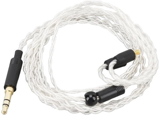 Cavo di upgrade audio da 1,2 m - Cavo klittabile - 3,5 mm verchiamato - Plug e play - Compatibile con cuffie - Orecchini preformati - Cavo cuffie