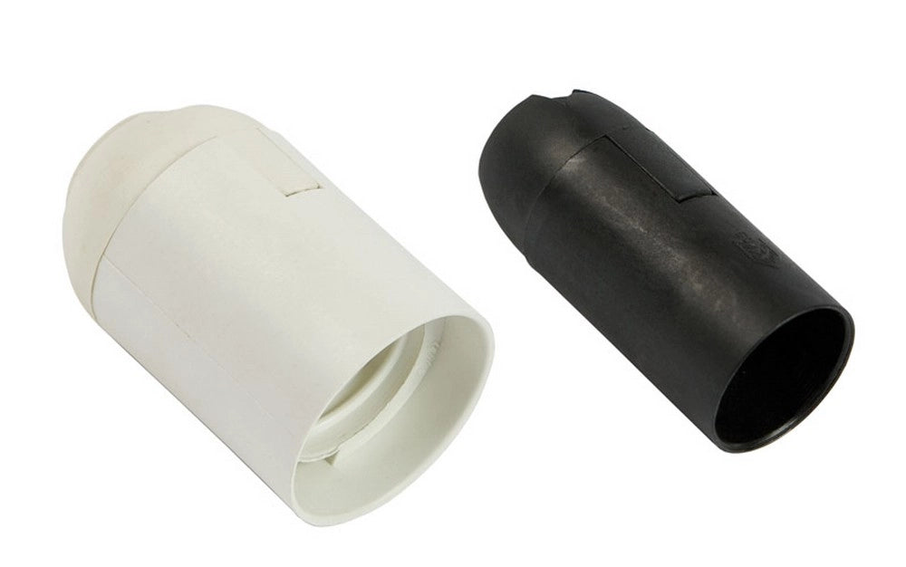 10pz portalampada  attacco e27 - nero cod:ferx.vit22742