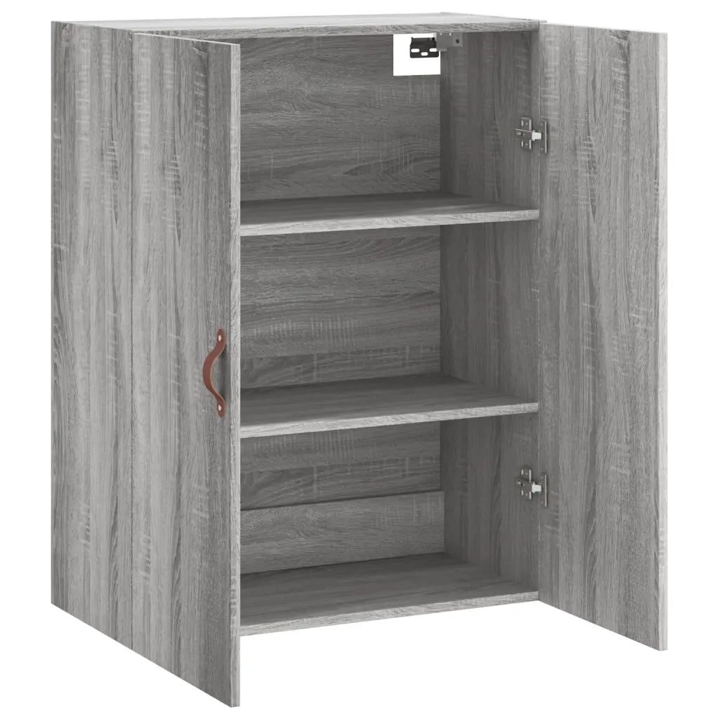 Mobile a Parete Grigio Sonoma 69,5x34x90 cm 828402