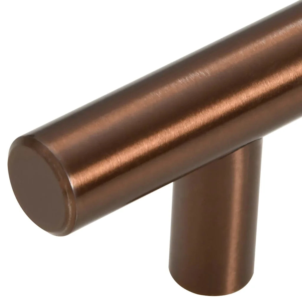 Maniglie per Mobili 10pz Bronzo 128mm in Acciaio Inox 155374