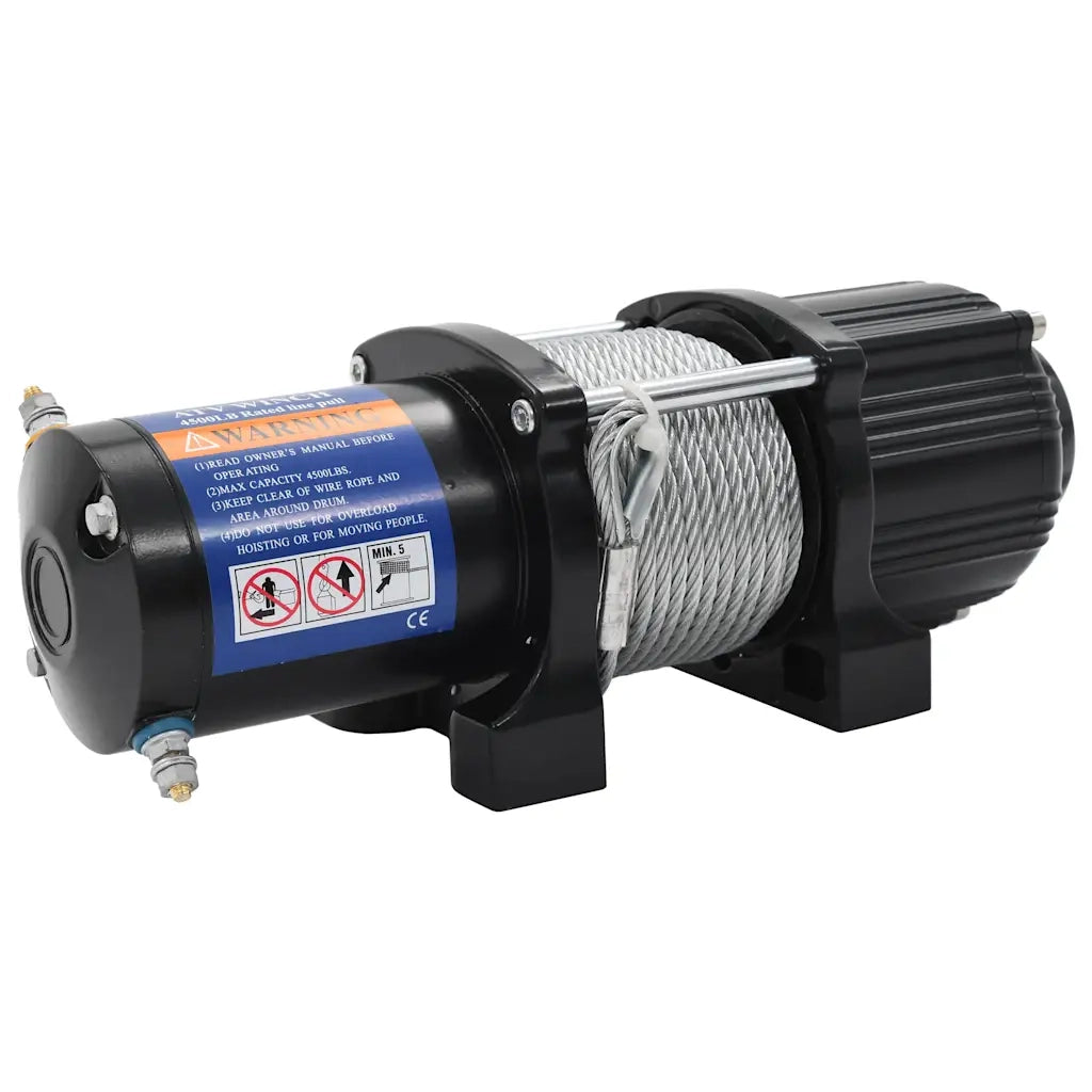 Verricello Elettrico 12 V 4500 lbs 2040 kg con Telecomando CFW9062817