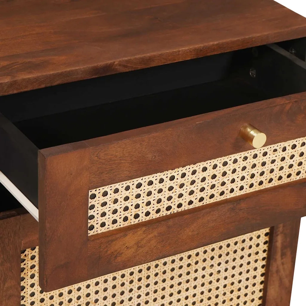 Comodini con cassetto 50 x 33 x 60 cm Legno di mango massello 4018888