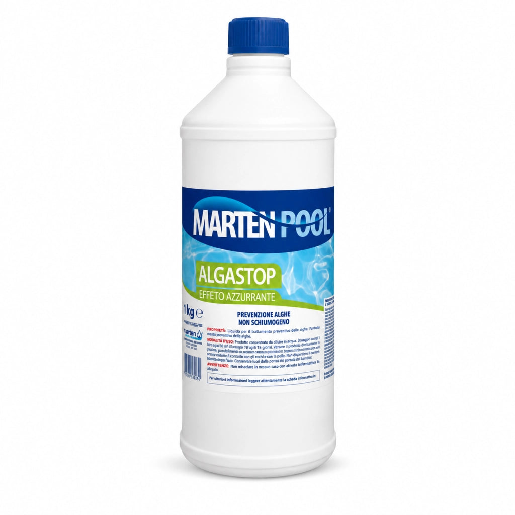 Alghicida Algastop Marten Prevenzione Formazione Alghe Piscina 1 kg