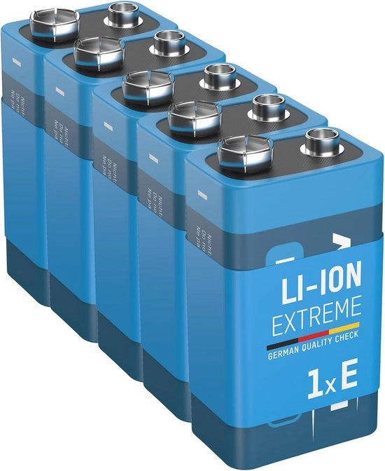 Batterie 9V a Litiio - Qualità Premium per Sistemi di Allarme affidabili 

specifiche tecniche: 9V, a litiio