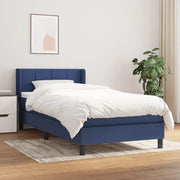 Giroletto a Molle con Materasso Blu 90x190 cm in Tessuto 3129679