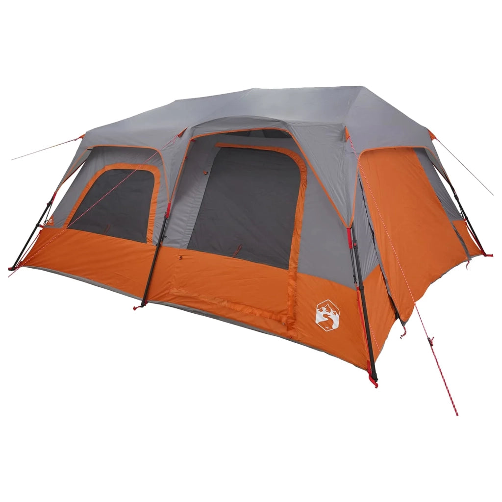 Tenda Istantanea Grigio e arancione 10 persone