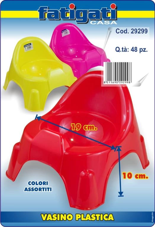 Vasino baby plastica forma sedia