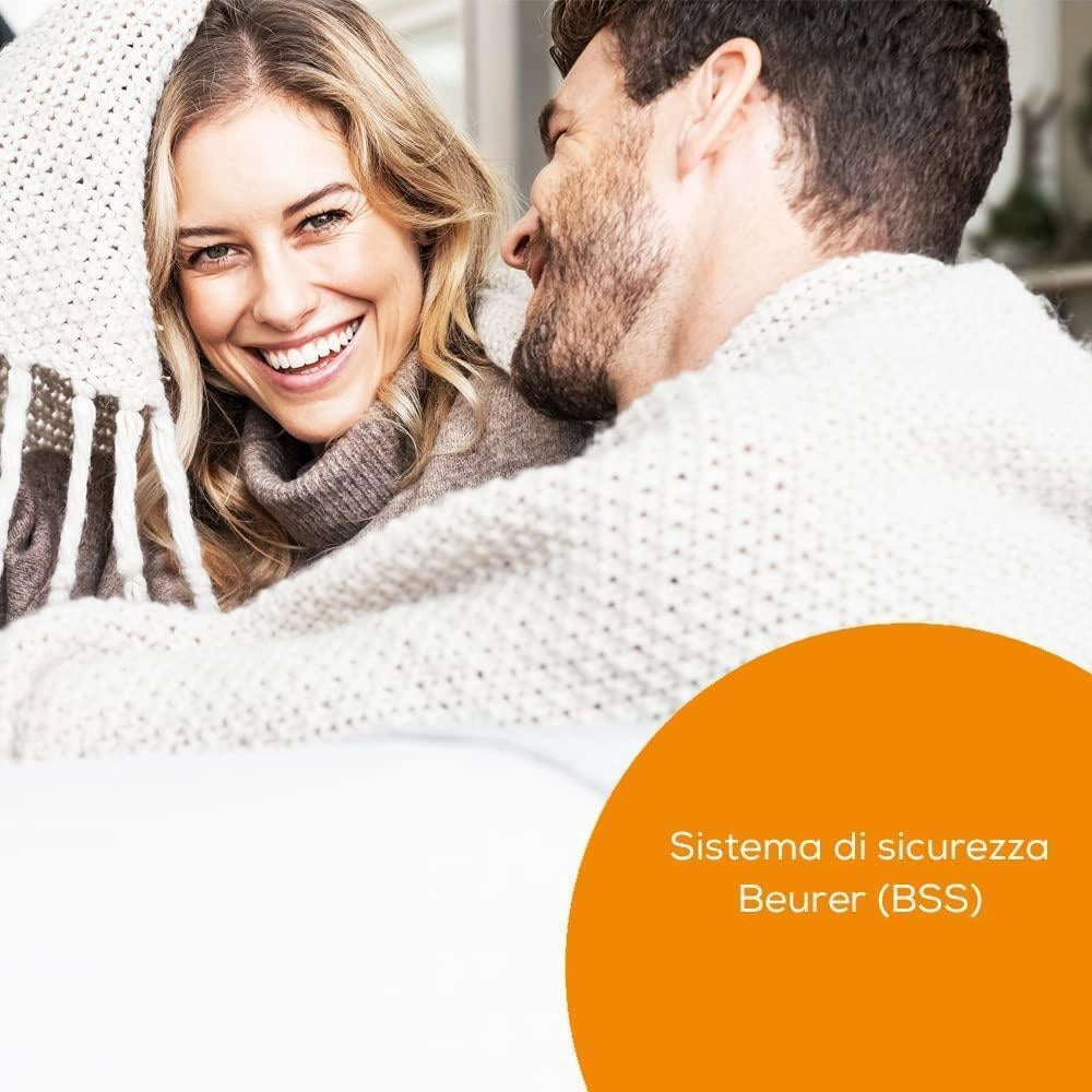 Beurer FWM45 Scaldapiedi Massaggiatore Elettrico 2 Livelli Massaggio e Temperatura Fodera Peluche Lavabile 15W colore Grigio