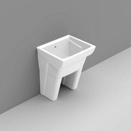 Lavatoio da appoggio in ceramica MESSICO 60x50 in ceramica bianco lucido Ceramica Dolomite
