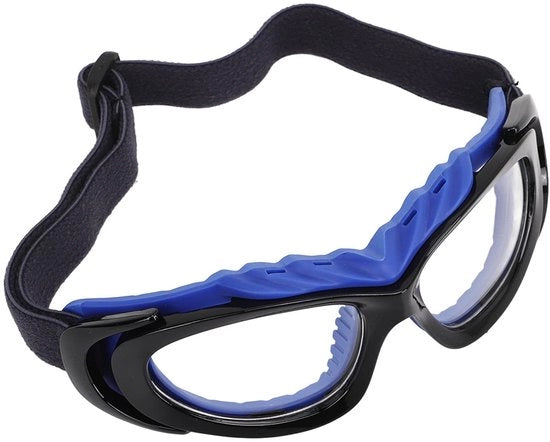 Occhiali da Sport con Lenti a Punto Cieco - Occhiali Protettivi - Adattamento Curvo - Cinturino Regolabile - Comodo per Allenamento Sportivo - Alta Definizione Visiva - Occhiali di Sicurezza