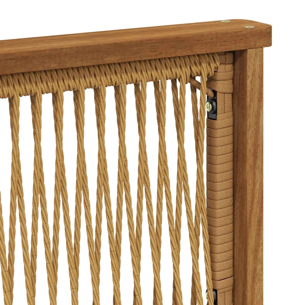 Set di divani da esterno 7 pcs Naturale
