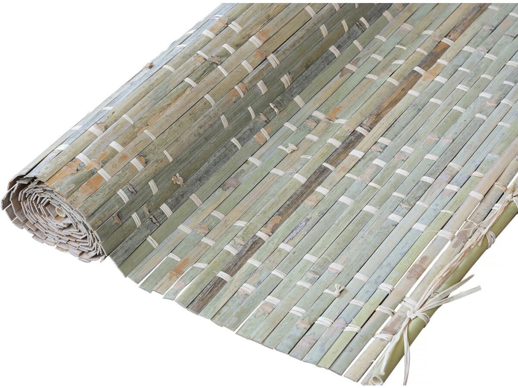 Sukkah in kit NINA regolabile - 4 x 3 - 4 rotoli di bambù e 4 doghe di legno