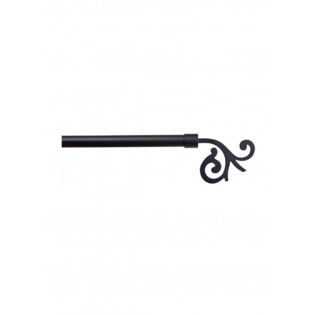 Finale per bastone tenda floreale 22mm