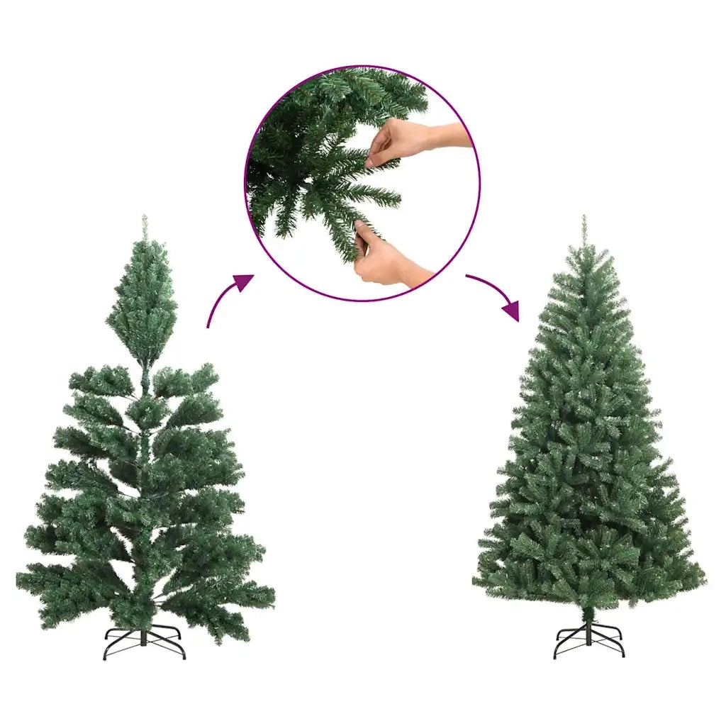 Albero di Natale Artificiale con 150 LED 120 cm 3315773