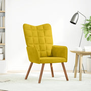Poltrona Relax Giallo in Velluto 4016817