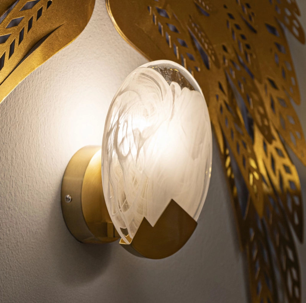 LAMPADA DA MURO MOON CM Ø 20X10