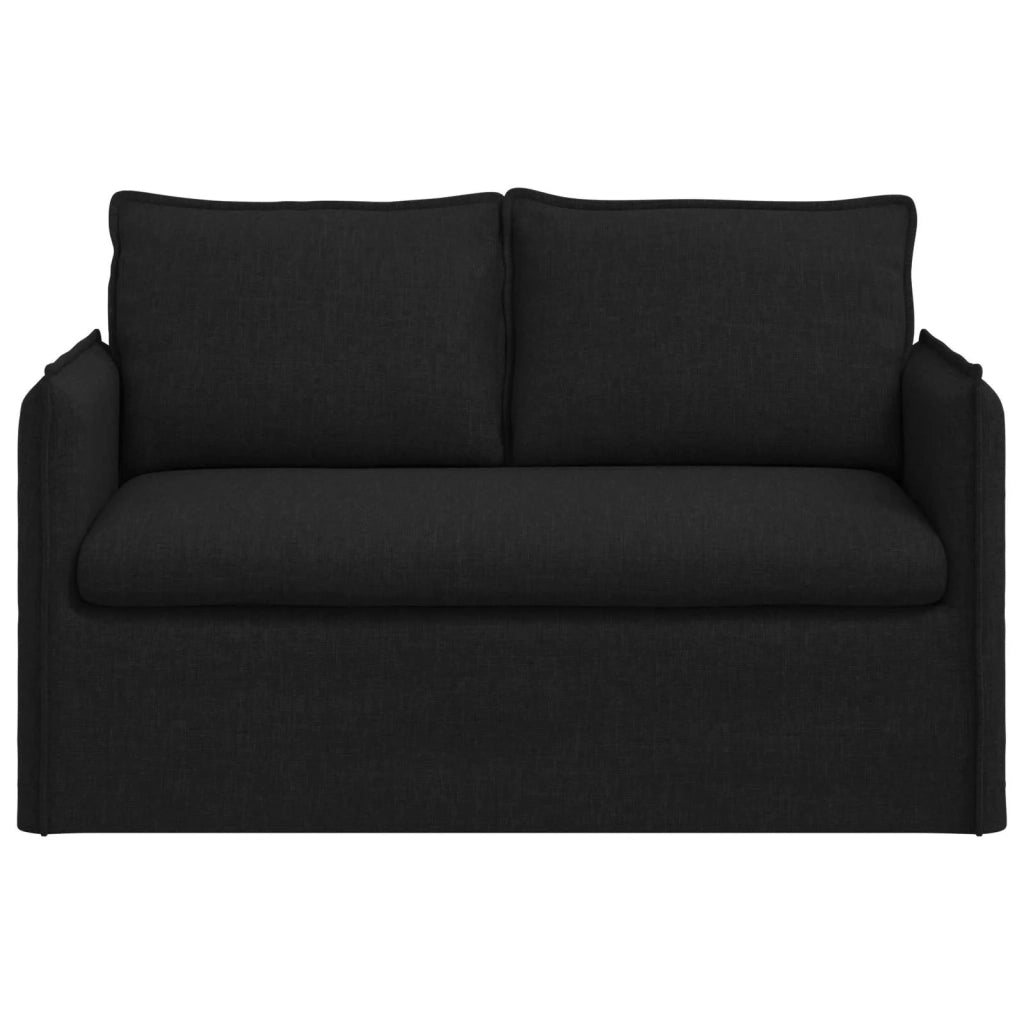 Divano Nero 136 x 82 x 85 cm Tessuto