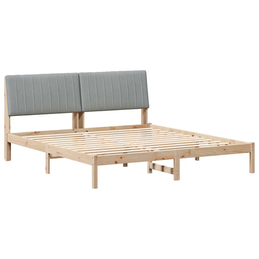 Struttura del letto Marrone 180 x 200 cm Pino massello 3394403