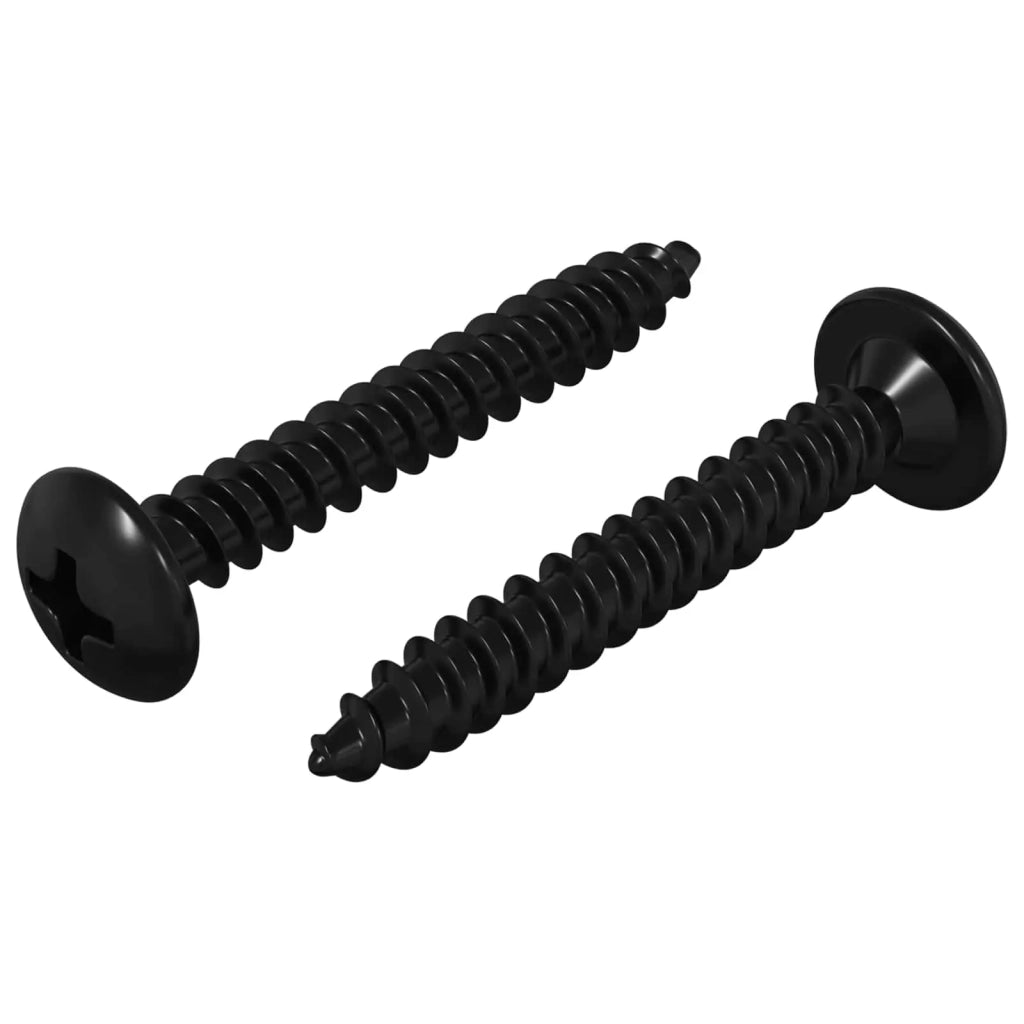 Chiodo Filettato 2 pz Nero M4 x 28 mm Acciaio CFW1718011