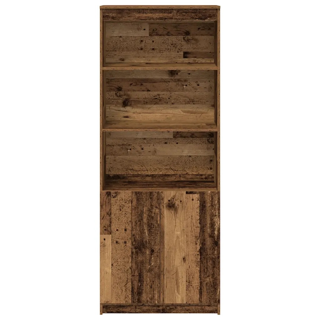 Credenza Legno Antico 70x35x180 cm in Legno Multistrato 3328478