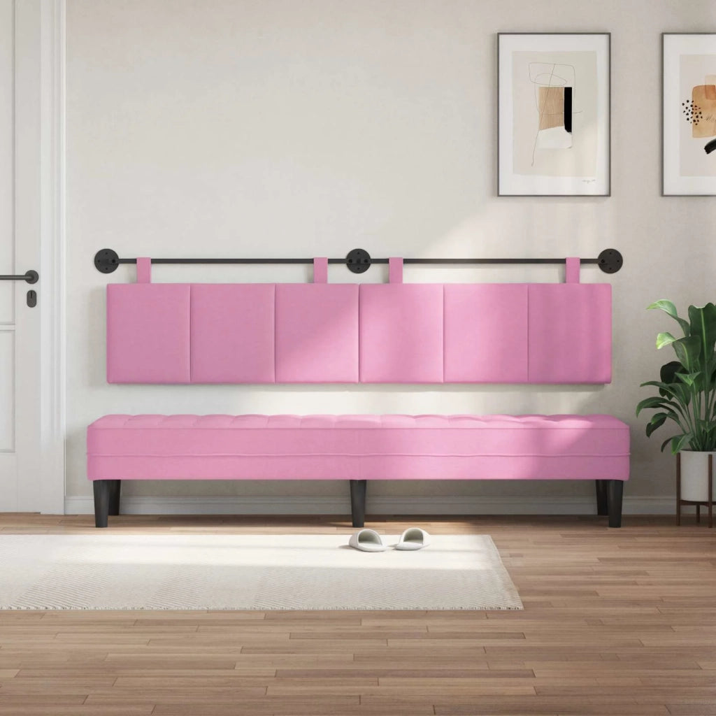 Testiera | Testata sospesa Rosa Tessuto