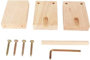 Custodia per fili con rotazione lenta - Dispensatore per fili - Custodia per fili per cucito - Custodia per aghi - Costruzione in legno robusto - Montaggio semplice - Dispensatore per fili