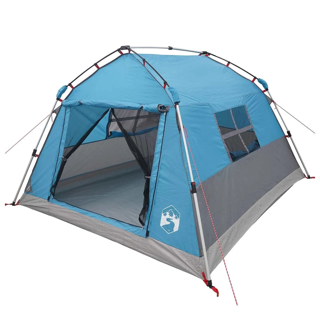 Tenda istantanea resistente all'acqua 3 persona Blu 42042267