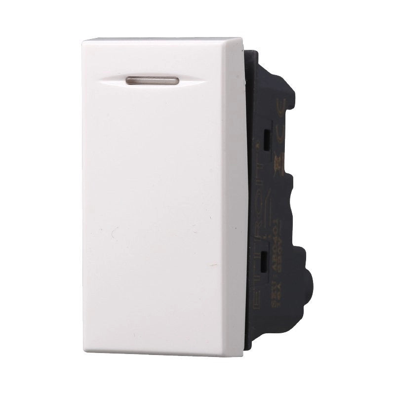 Pulsante 1P 16A Colore Bianco Compatibile Con Bticino Axolute
