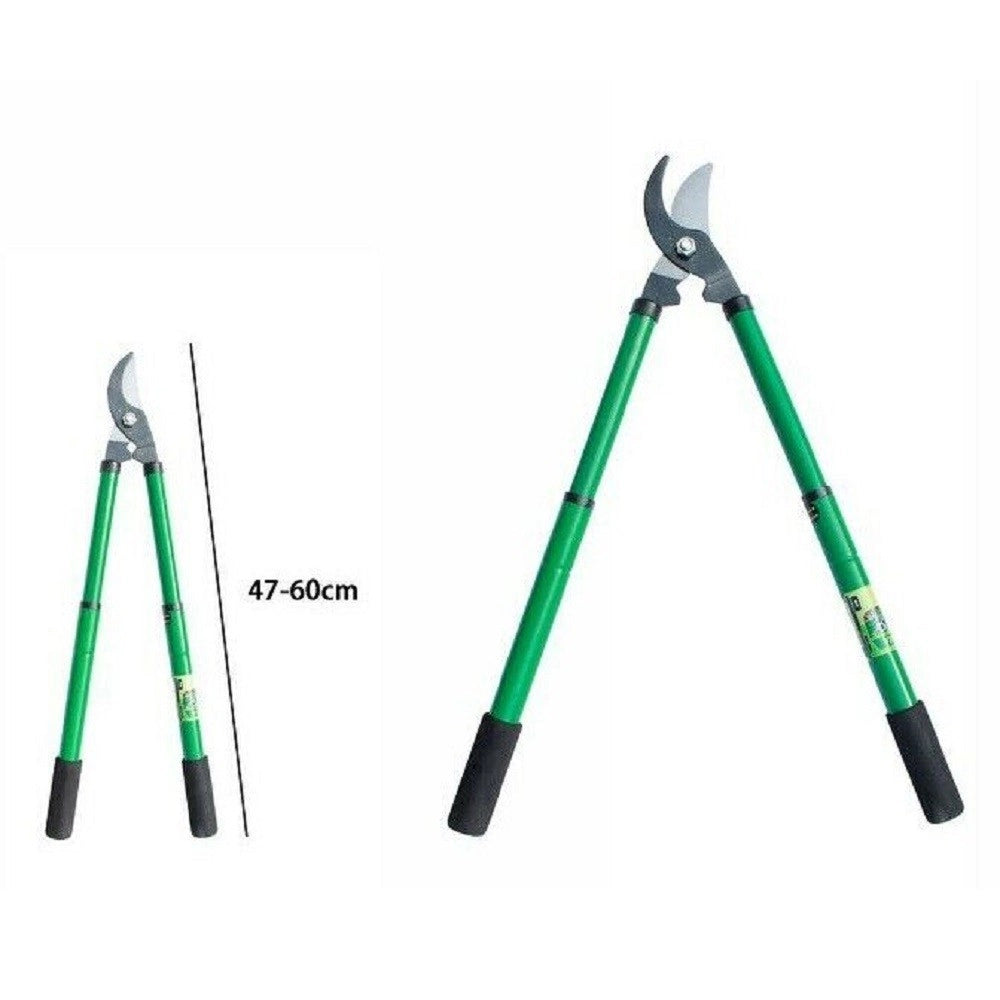Trade Shop - Forbice Forbicione Siepi Forbici Per Potatura Rami Cesoia Cesoie 47-60 Cm 59709 -