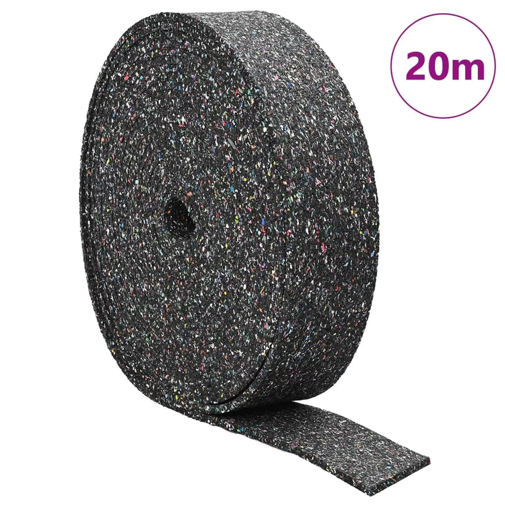 Rotolo di Granulato in Gomma Nero 2000 x 12 x 0,8 cm Gomma 42027304