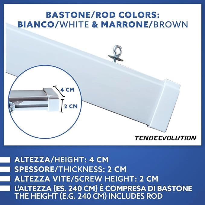 Tenda Antimosche in Cordoncino Verde | Largh. 1m x Alt. 2,60m | Protezione Insetti, Porta, Esterno, Interno