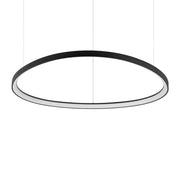 Lampada A Sospensione Gemini 1 Luce Led Integrato Nero 78W 8600Lm Ip20
