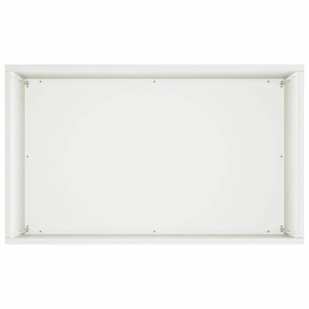 Vaso da giardino 2 pz Bianco 50 x 40 x 75 cm 8005669