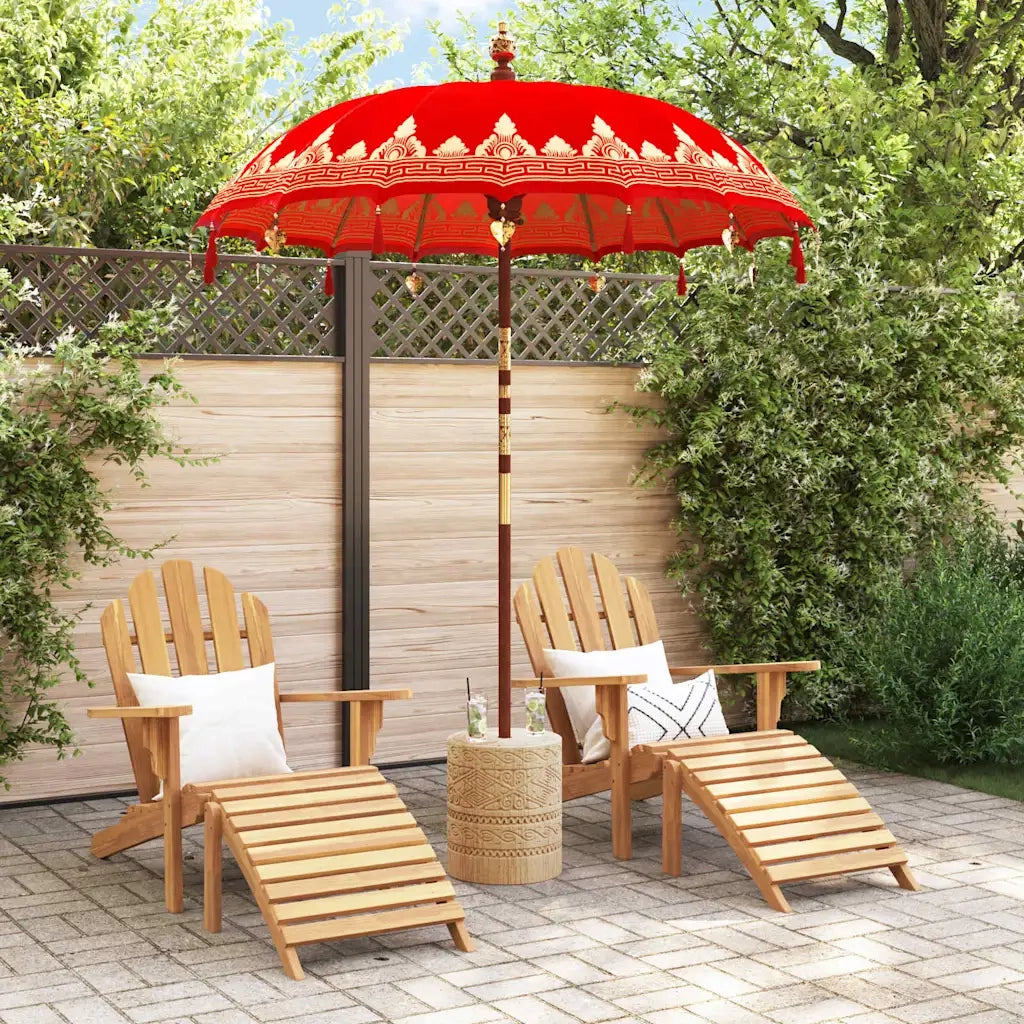 Parasol Balinese Rosso 185 x 185 x 260 cm 42006458